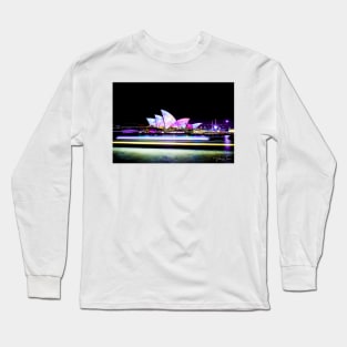 Sydney Opera House during the Vivid Festival. Long Sleeve T-Shirt